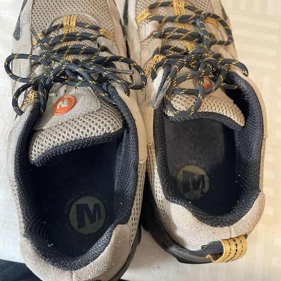 Merrell Moab 2 Hiking Shoes Men’s 10.5 Waterproof Low Top Mesh Walnut J073740 main image 6